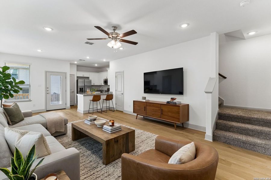 Furnished interior view inside a new home in Magnolia Village North, San Antonio (Image 5).