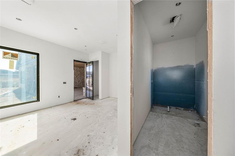 In-progress construction of a new home in , Woodway, TX (Image 23).