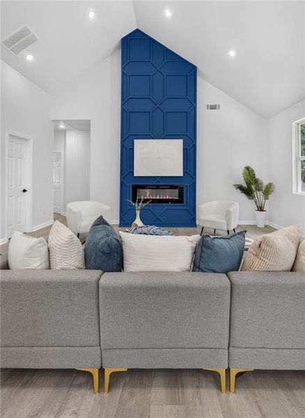 Furnished interior view inside a new home in , Griffin (Image 10).