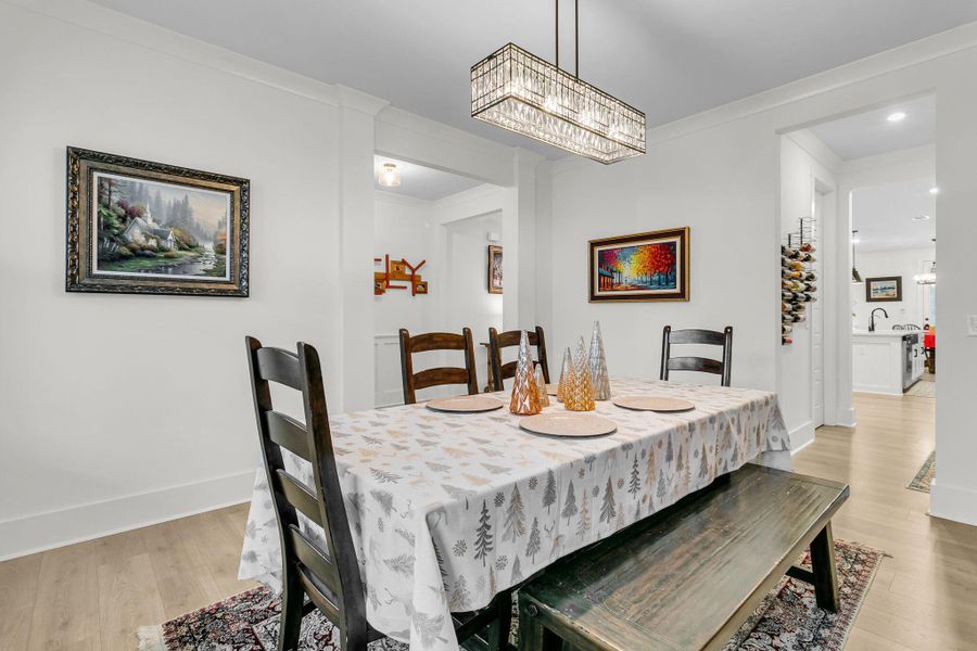 Furnished interior view inside a new home in Homecoming, Ravenel (Image 16).