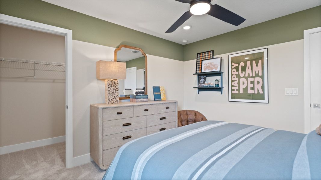 Representative furnished interior of a home built from the Sweetgum by DRB Homes in Lakeside at Satilla, St. Cloud (Image 58).