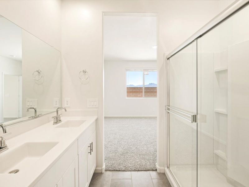 Furnished interior view inside a new home in Las Patrias at Star Valley Phase III - Signature Series, Tucson (Image 3).