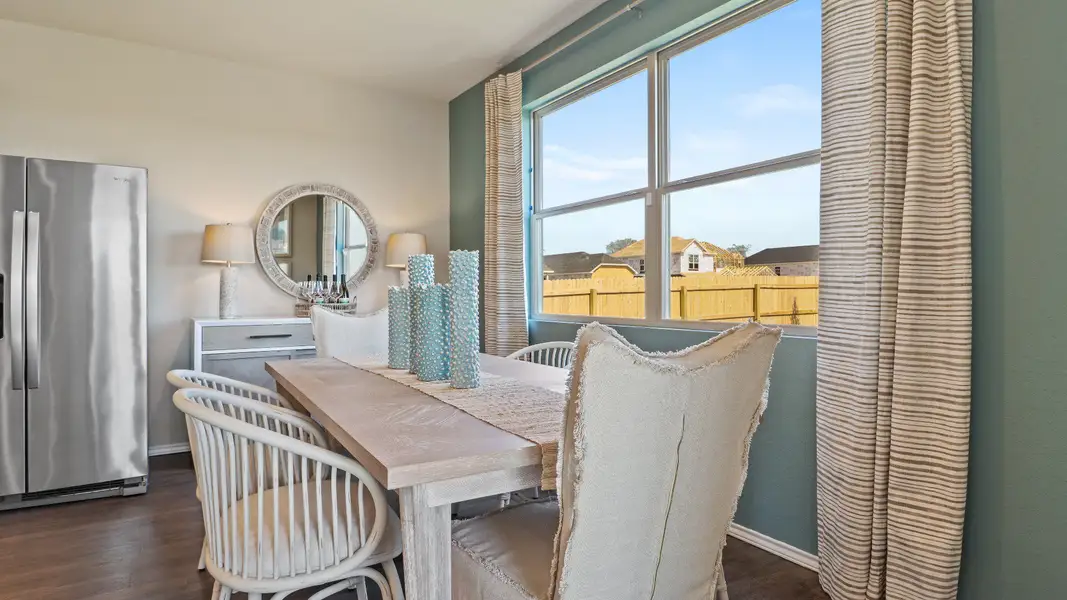 Furnished interior view inside a new home in Somerset Trails, San Antonio (Image 5). Furnished interior view inside a new home in Somerset Trails, San Antonio (Image 5).