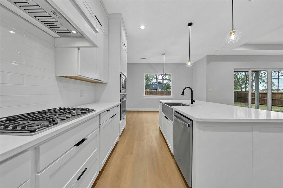 Furnished interior view inside a new home in , Grand Prairie (Image 6). Furnished interior view inside a new home in , Grand Prairie (Image 6).