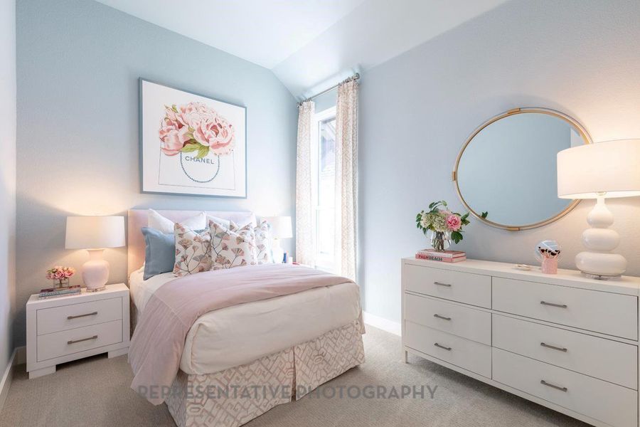 Furnished interior view inside a new home in Riceland: 50ft. lots, Mont Belvieu (Image 35).