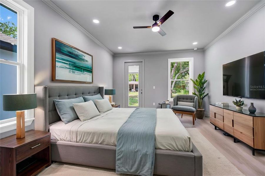 Furnished interior view inside a new home in , Orlando (Image 16).