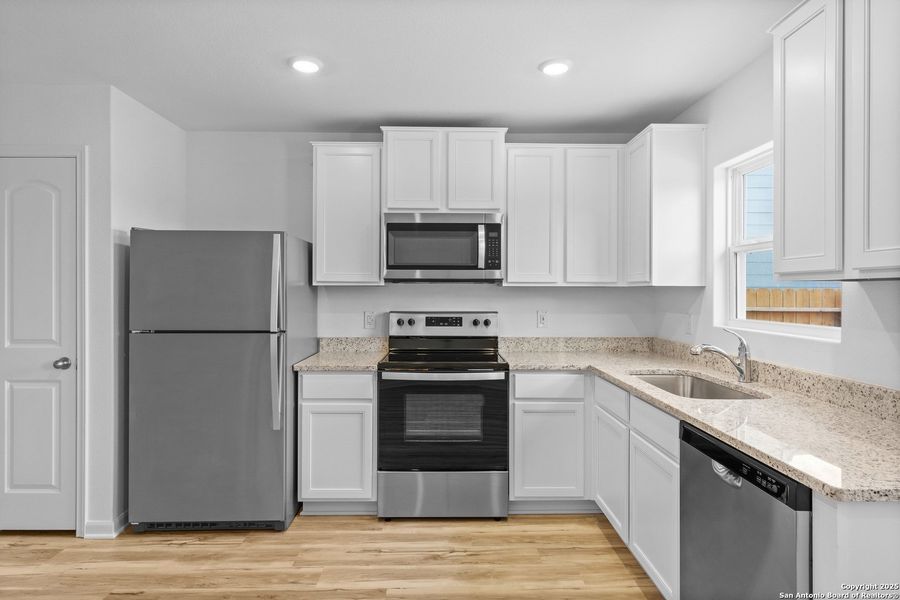 Furnished interior view inside a new home in Blue Wing, San Antonio (Image 6). Furnished interior view inside a new home in Blue Wing, San Antonio (Image 6).