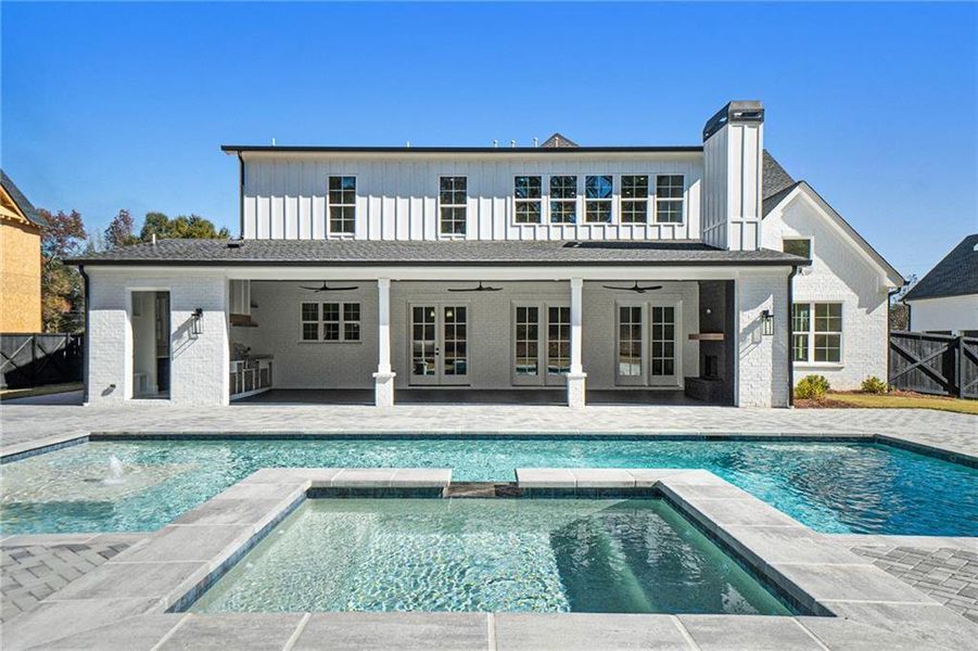 Exterior details and patio area of a home in , Bethlehem (Image 4).