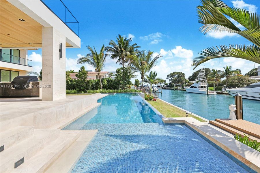 Exterior details and patio area of a home in , Miami (Image 23). Exterior details and patio area of a home in , Miami (Image 23).