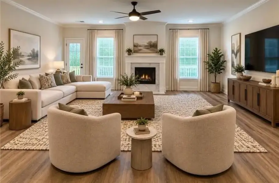 Furnished interior view inside a new home in , Villa Rica (Image 6).
