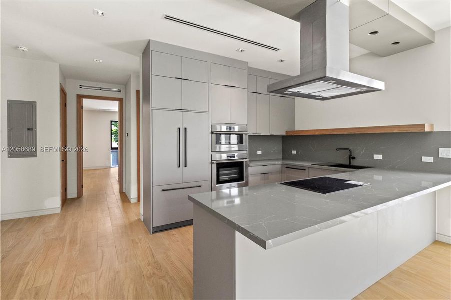 Furnished interior view inside a new home in , Miami (Image 7).