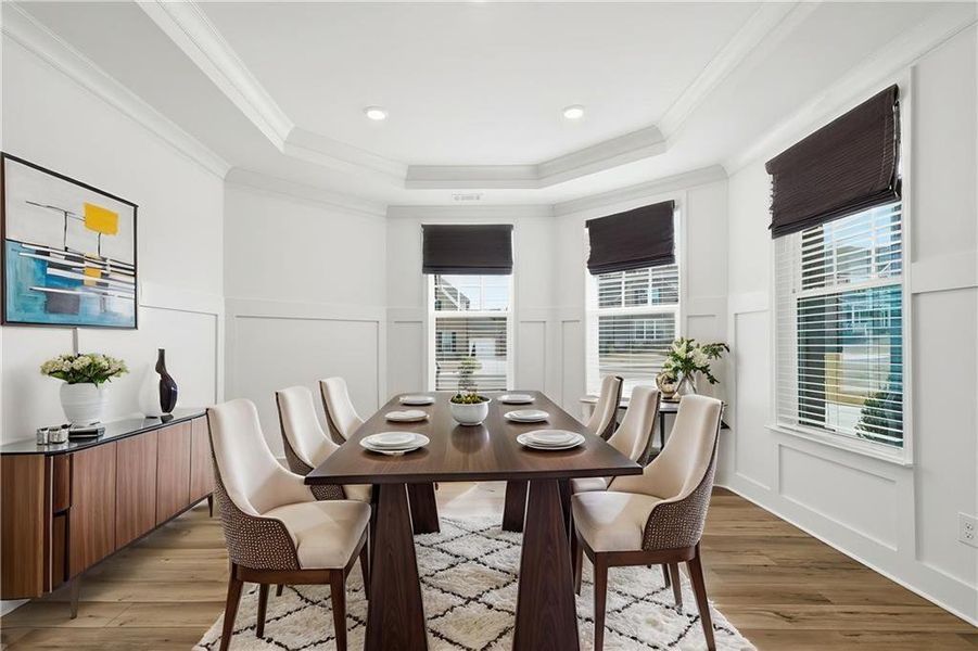 Furnished interior view inside a new home in Deer Valley, Canton (Image 16).
