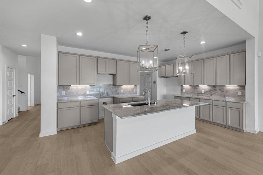 Furnished interior view inside a new home in Grand Mason Crossing, Katy (Image 7).