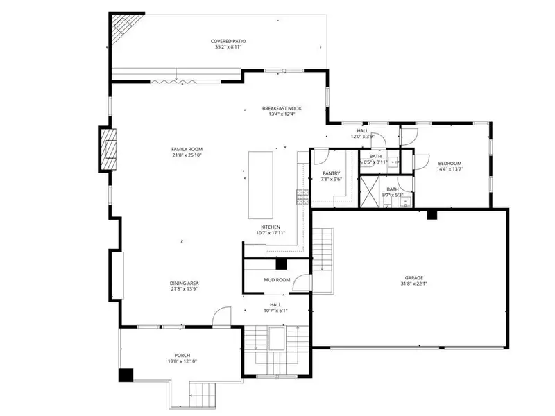 2D floor plan layout of this home in , Sandy Springs, GA (Image 5).