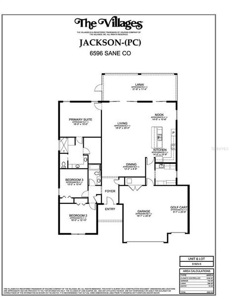 2D floor plan layout of this home in , The Villages, FL (Image 6). 2D floor plan layout of this home in , The Villages, FL (Image 6).