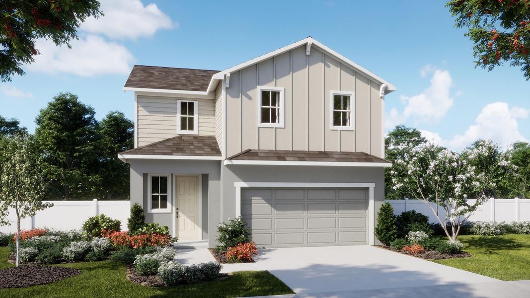 Florida Vernacular Elevation | Cove | Marion Ridge | New Homes in Haines City, FL | Landsea Homes