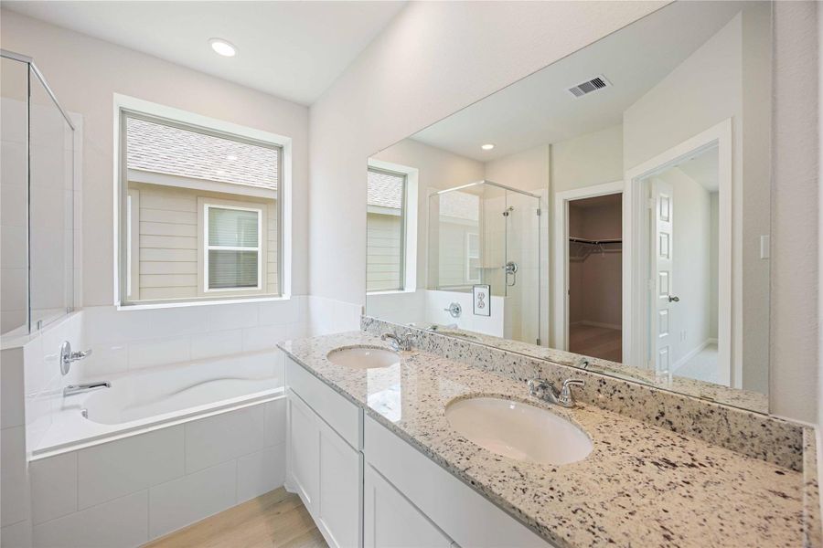 Furnished interior view inside a new home in Bluebonnet Village, Bellville (Image 5).