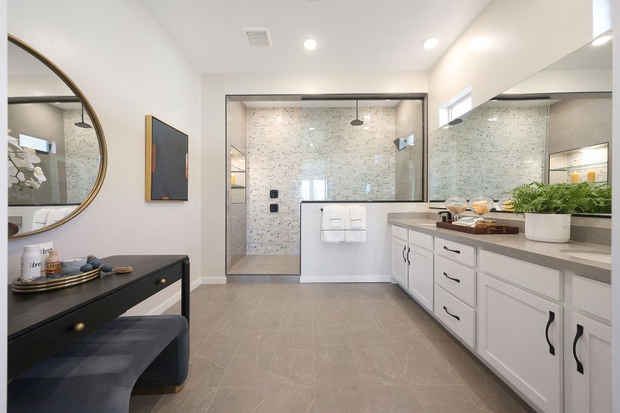 Representative furnished interior of a home built from the Burgundy by Mattamy Homes in White Tank Vistas, Waddell (Image 27).