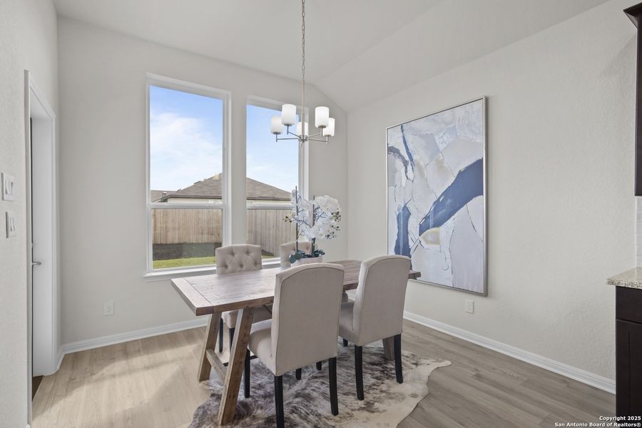 Furnished interior view inside a new home in Weltner Farms, New Braunfels (Image 9).