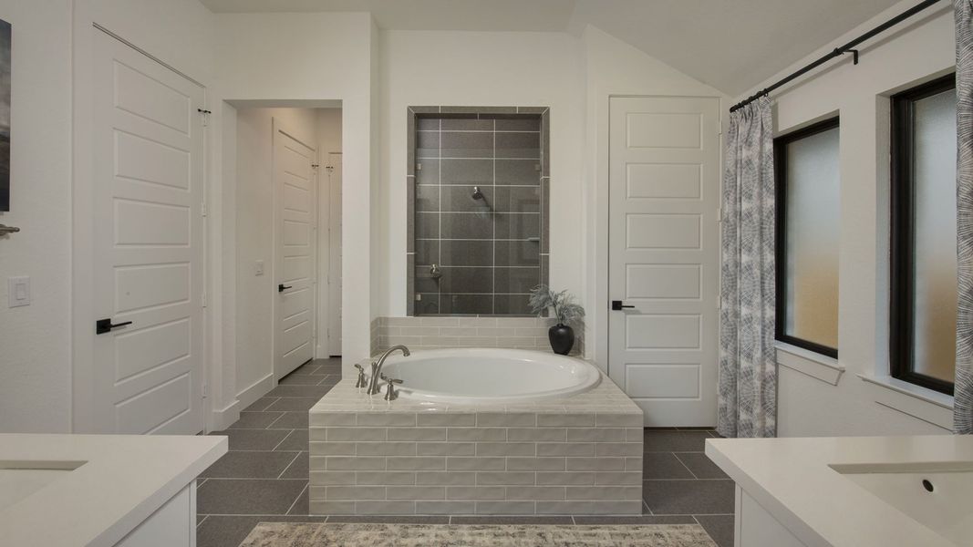 Furnished interior view inside a new home in VIDA, San Antonio (Image 8). Furnished interior view inside a new home in VIDA, San Antonio (Image 8).