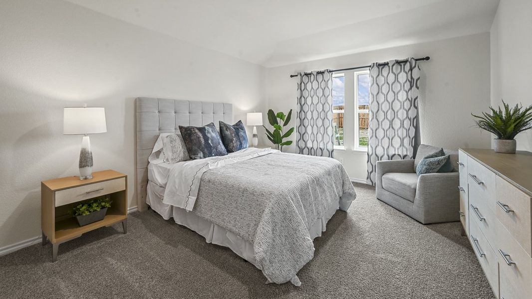 Furnished interior view inside a new home in Stonewyck Farms, Ennis (Image 12).