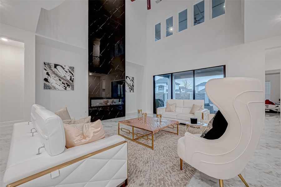 Furnished interior view inside a new home in , Richmond (Image 9).