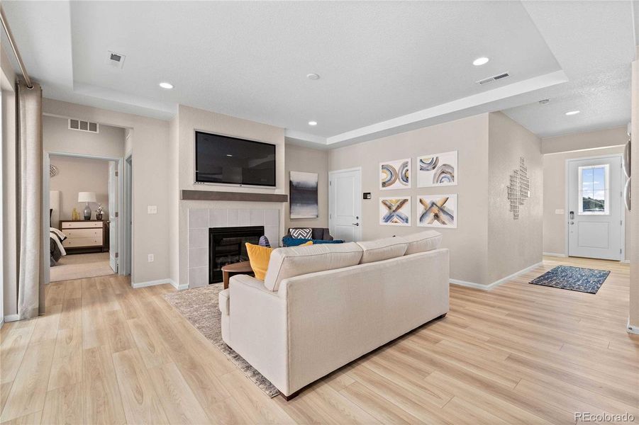 Furnished interior view inside a new home in , Aurora (Image 5).