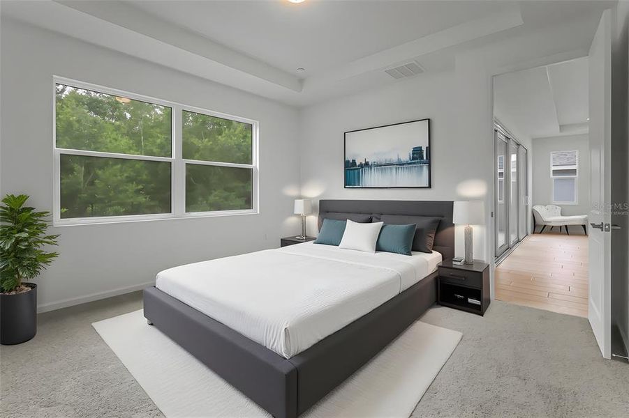 Furnished interior view inside a new home in Cresswind at Hammock Oaks, Lady Lake (Image 16).