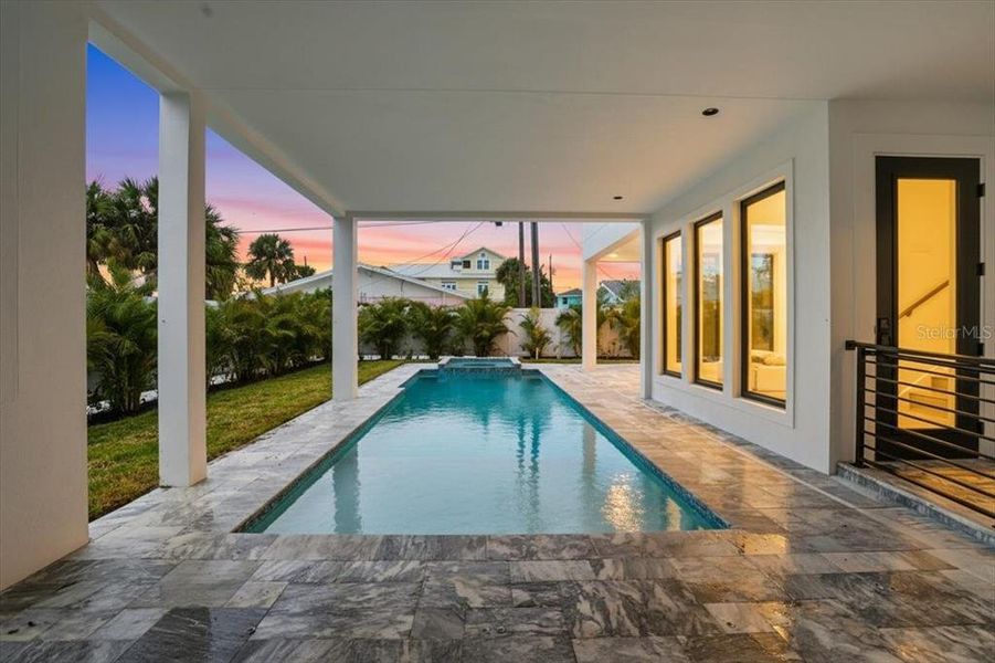 Exterior details and patio area of a home in , Englewood (Image 46).