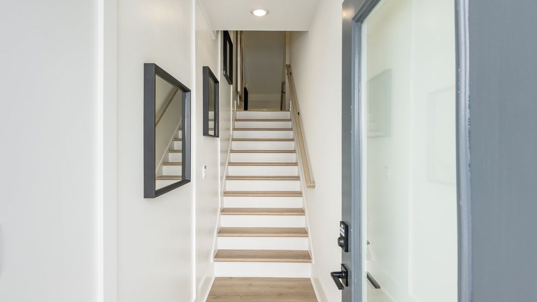 Representative unfurnished interior of a home built from the Rutherford by D.R. Horton in Overlook at Peachtree Corners, Norcross (Image 21).