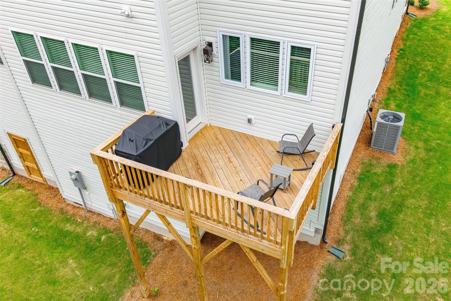 Exterior details and patio area of a home in , Statesville (Image 21).