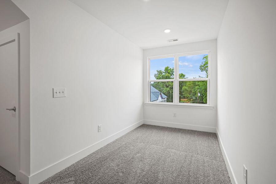 Spacious, unfurnished interior of a new home in West End Heights, Charlotte (Image 16). Spacious, unfurnished interior of a new home in West End Heights, Charlotte (Image 16).