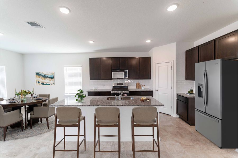 Furnished interior view inside a new home in Mesa Vista, Von Ormy (Image 3).