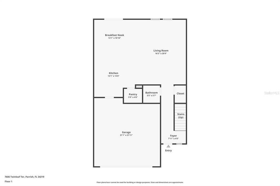 2D floor plan layout of this home in Crosswind Point, Parrish, FL (Image 5). 2D floor plan layout of this home in Crosswind Point, Parrish, FL (Image 5).
