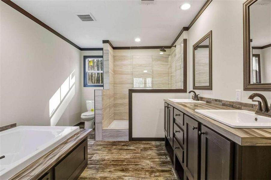 Furnished interior view inside a new home in , Eatonton (Image 3).