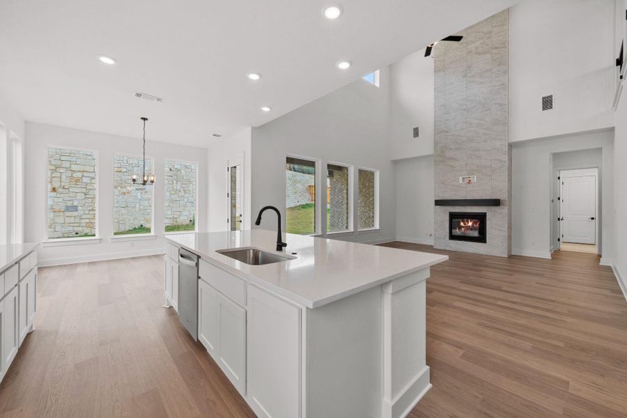 Open concept floorplan