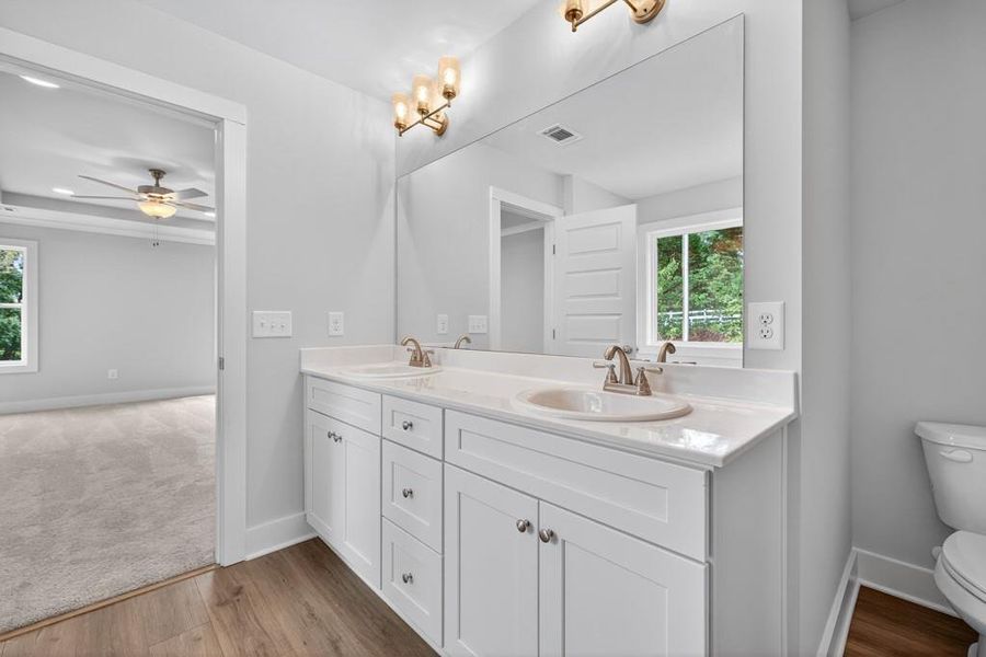 Furnished interior view inside a new home in , Statham (Image 12).