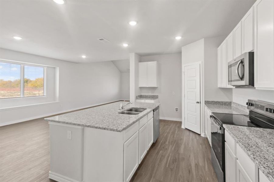 Furnished interior view inside a new home in Retreat at Fossil Creek, Fort Worth (Image 7).
