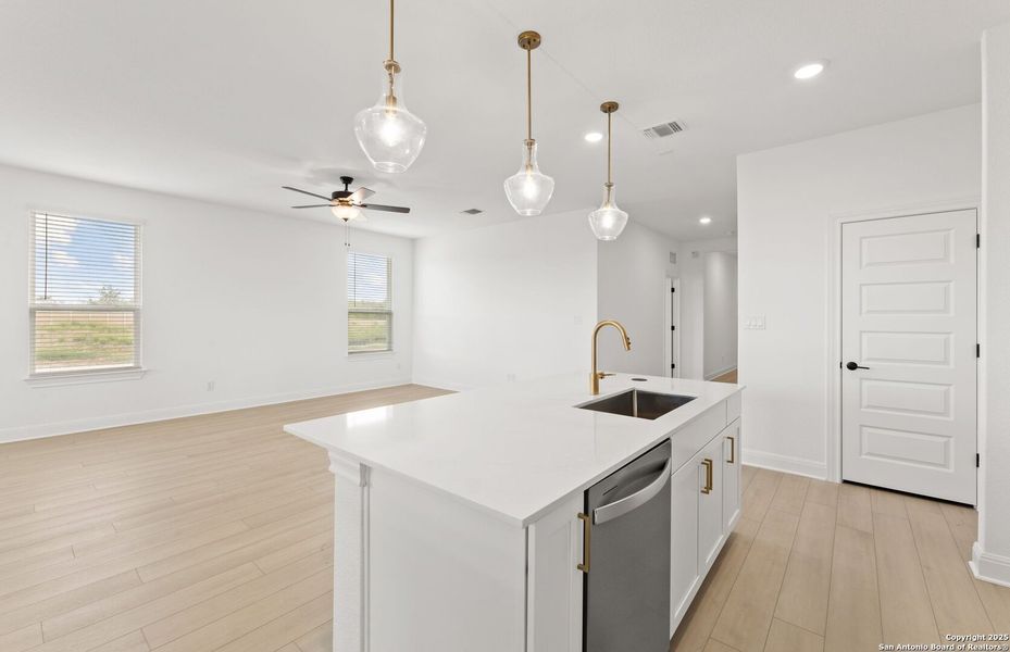 Furnished interior view inside a new home in Dove Song, Marion (Image 2).