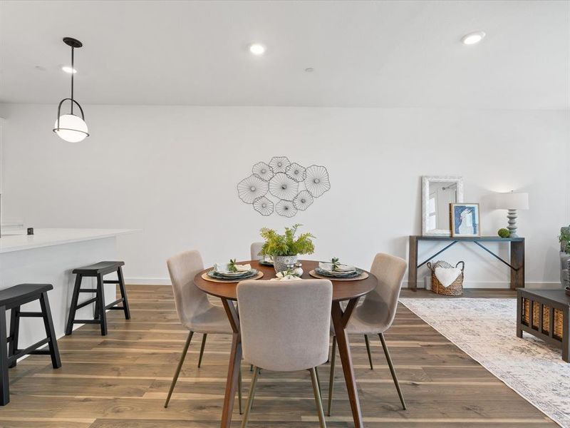 Furnished interior view inside a new home in , Prosper (Image 18).
