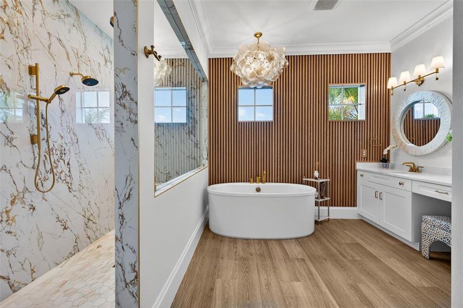 Furnished interior view inside a new home in , Fort Myers (Image 42).