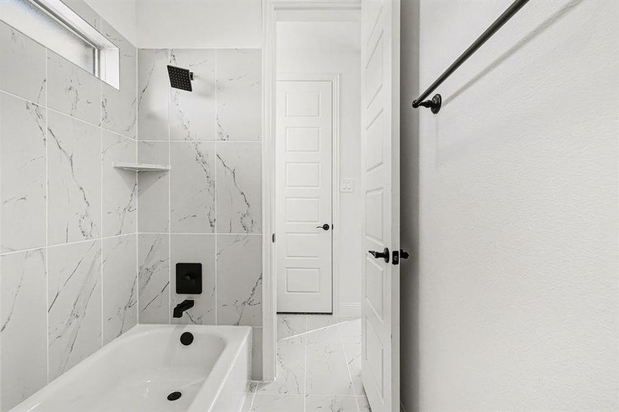 Furnished interior view inside a new home in Sagebrush Addition, Midlothian (Image 9).