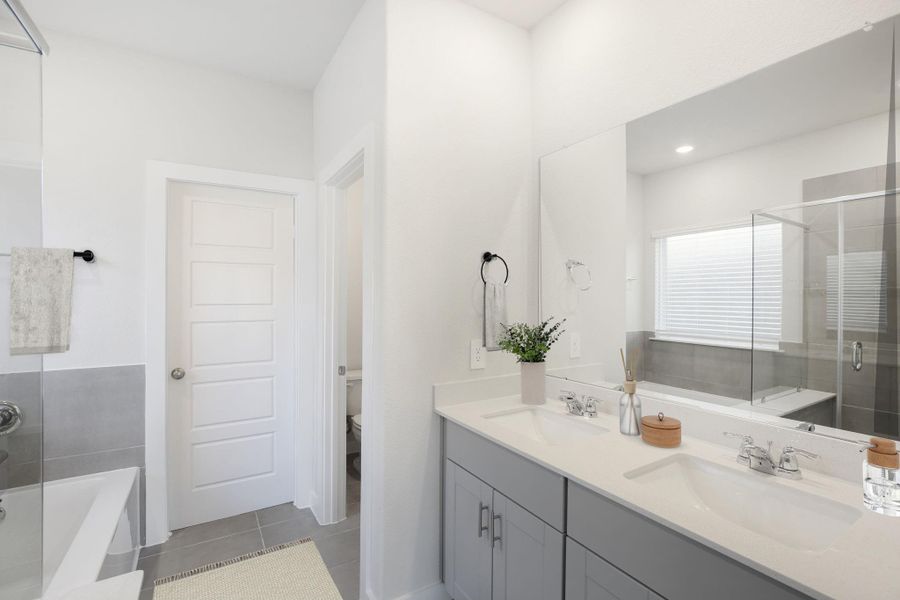 Photo is not of the actual home but is an inspirational photo of builder’s model home and may depict options, furnishings, and/or decorator features that are not included.