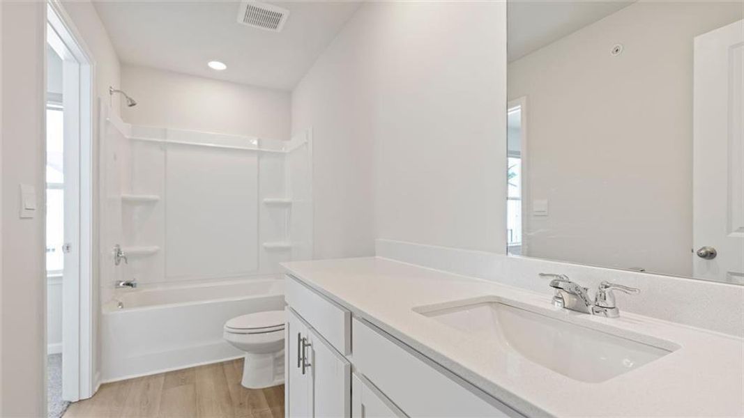 Furnished interior view inside a new home in Terrace at Riverview Landing, Smyrna (Image 8).