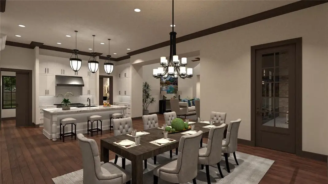 Furnished interior view inside a new home in , Woodway (Image 4). Furnished interior view inside a new home in , Woodway (Image 4).