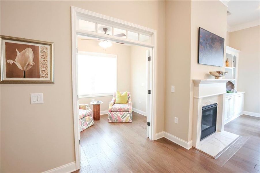 Furnished interior view inside a new home in , Cumming (Image 11). Furnished interior view inside a new home in , Cumming (Image 11).