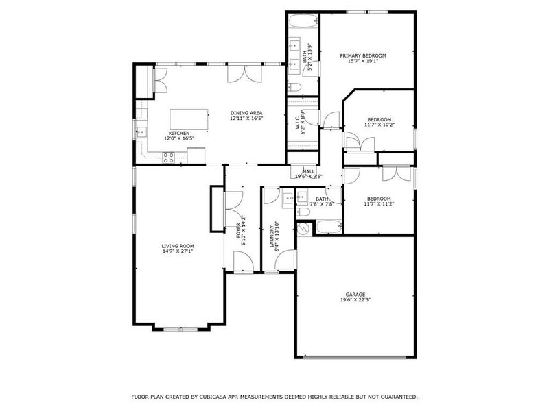 2D floor plan layout of this home in , Dallas, TX (Image 5).