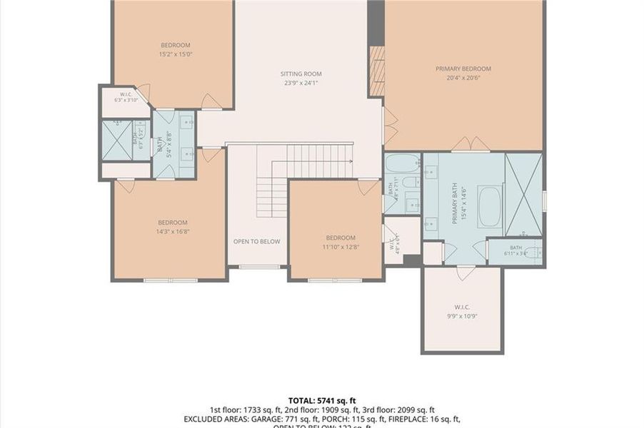 2D floor plan layout of this home in , Flowery Branch, GA (Image 38). 2D floor plan layout of this home in , Flowery Branch, GA (Image 38).