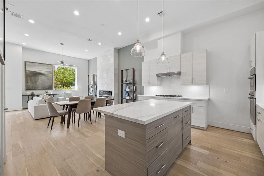 First floor living has a spacious, open layout First floor living has a spacious, open layout