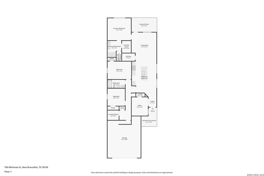 2D floor plan layout of this home in Highland Ridge, San Antonio, TX (Image 5). 2D floor plan layout of this home in Highland Ridge, San Antonio, TX (Image 5).